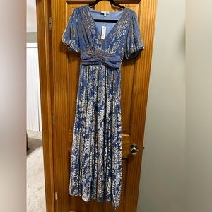Baltic Born Leslie Velvet Maxi Dress - Small